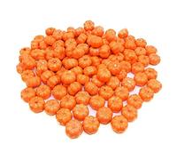 Haveratio 30 pz Mini 3.8 cm Zucca di Halloween Artificiale Simulazione Finta Cibo Verdure 3.8 cm Diametro Schiuma Zucche Artigianato Fai da Te Arancione