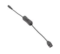 Haveratio 33 cm DC 5.5x2.1mm Spina a 4 Pin Cavo Adattatore di Alimentazione Ventola PC Collegare Le ventole del Computer alla fonte di Alimentazione Esterna