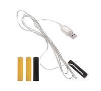 Haveratio Adattatore di alimentazione Batterie di ricambio AAA per luci a LED, orologio elettrico, ventole e fotocamere