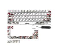 Haveratio Tedesco Francese Spagna ANSI DyeSub Keycaps Plum 80Keys Profilo Keycap per tastiera QWERTZ 61 64 67 68
