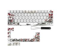 Haveratio Tedesco Francese Spagna ANSI DyeSub Keycaps Plum 80Keys Profilo Keycap per tastiera QWERTZ 61 64 67 68