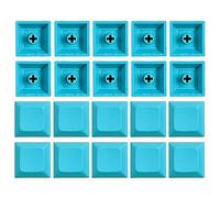 Haveratio TINGB DSA 1U Keycap Set PBT Copritasti vuoti Profilo DSA 1U Altezza Keycap Set per tastiera meccanica da gioco 20 pezzi