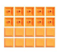 Haveratio TINGB DSA 1U Keycap Set PBT Copritasti vuoti Profilo DSA 1U Altezza Keycap Set per tastiera meccanica da gioco 20 pezzi