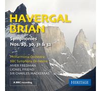 Philharmonia Orchestra; BBC Symphony Orchestra; Myer Fredman; Charles Mackerras; Lionel Friend - Havergal Brian: Symphonies Nos. 29, 30, 31 & 32