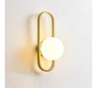 HAvern Applique da Parete Lampada da Parete Moderna Lampada da Parete Nera Opaca Lampada da Parete Minimalista Lampada da Lettura Lampada da Parete con Vetro Bianco Crema E27 Apparecchi d