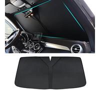 HAVERN Copertura Parabrezza Auto per BMW Serie 1 E87 2005-2011,Pieghevole Sun Shades Windshield Cover Interno Tendine Parasole Accessori