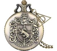 HAvern Orologio da taschino meccanico vintage Orologio da taschino al quarzo da scuola Orologio da taschino analogico retrò Collana a catena Orologio da uomo da donna Accessorio regalo ()