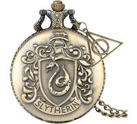 HAvern Orologio da taschino meccanico vintage Orologio da taschino al quarzo da scuola Orologio da taschino analogico retrò Collana a catena Orologio da uomo da donna Accessorio regalo (S