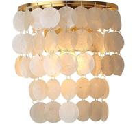 HAvern Sconce da Parete, Applique da Parete con Perline a Conchiglia, lampade Oyster Light, Applique da Parete Moderna a Conchiglia, Decorazione con Conchiglia, Applique da Parete sul Com