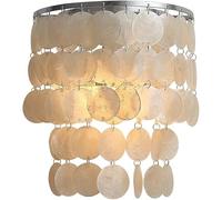 HAvern Sconce da Parete, Applique da Parete con Perline a Conchiglia, lampade Oyster Light, Applique da Parete Moderna a Conchiglia, Decorazione con Conchiglia, Applique da Parete sul Com