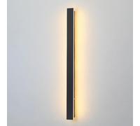 Havern Wall Sconce Led Lampada da Parete Lineare Matte Black Wall Light Background Wall Sconces Decorative Wall Mount Light con Acrilico Indoor/Outdoor Lighting Fixtures per Living Room Resta, JYLSS