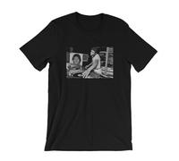 HAVERUGT Larry Levan in DJ Booth T-Shirt - NYC Downtown 80's Disco Paradise Garage Black L