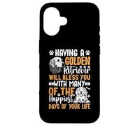 Having A Golden Retriever Will Bless You With Many Of The Custodia per iPhone 16