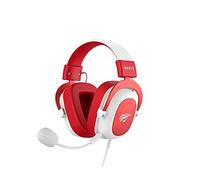 havit Cuffie HV-H2002d rosso, Gamer, con microfono, altoparlante 53 mm, spina 3,5 mm: compatibile con XBOX ONE e PS4, HV-H2002d Colore Rosso e Bianco