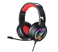 havit GAMENOTE H2233D cuffie da gioco RGB (nero e rosso)