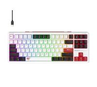 Havit Gamenote KB902L RGB - Tastiera meccanica da gioco, colore: Rosso