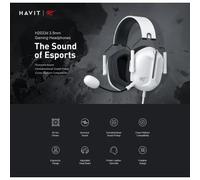 Havit H2033D Gaming Kulaklık Beyaz Auricolare Con cavo e senza cavo In-ear Bianco