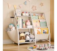 HAVLOTII Scaffalatura Montessori e organizer per giocattoli, 3 ripiani, per bambini, camera da letto, stanza dei giochi, asilo nido