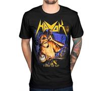 Havok Time is Up T Shirt Candlelight Records Trash Metal Black Short Sleeve Tee Tops Design Printed T Shirt Harajuku Cartoon T Shirts Mens