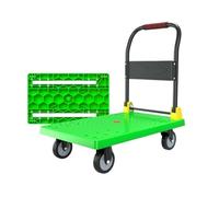 HAVVMK Carrelli a Mano Pieghevoli con pianale, Carrello Pieghevole Multifunzionale per Uso Domestico, Carrello a pianale per Merci trainato a Mano, Carrello da Trasporto Pieghevole portat
