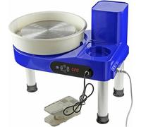 HAVVMK Macchina per la formatura di Ceramica Strappata, 0-320 Giri/min, Ceramica elettrica da 200 W con Gamba Rimovibile, Lavorazione della Ceramica, Artigianato in Argilla, Scuola d'Arte