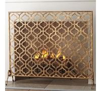 HAVVMK Paravento per Camino Antico Personalizzabile con Pannello Singolo Interno Fire Guards Decor
