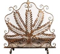 HAVVMK Schermi per Camino a Pannello Singolo per Interni, griglia parascintille Indipendente da 33,5" x 33,5"