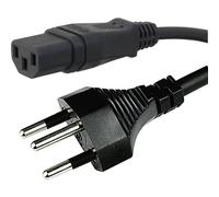 HAWA 1008243 IEC Cavo Nero 2.00 m
