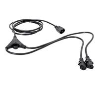 HAWA 1008272 Cavo a Y IEC Nero 2.35 m