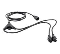 HAWA 1008273 Cavo a Y IEC Nero 5.00 m