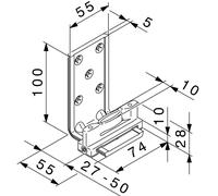 Hawa HAWA-Confort 120 / guida per pavimenti senza gioco