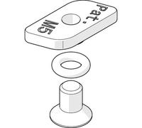 Hawa Sliding Solutions Set di montaggio per profilo angolare HAWA-Junior 80