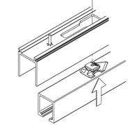 Hawa Sliding Solutions Set di smontaggio per binario superiore HAWA Junior 80/B-Pocket