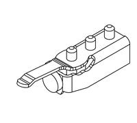 Hawa Sliding Solutions Tampone per binario per HAWA-Junior 40/B+40/Z