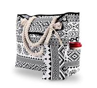 Hawaiana Borsa Mare Donna Grande Include Tasche Pacco,Borsa Da Spiaggia Donna Grande,Hawaiana Style Constellation Stampato Tote Bag 33 * 23 * 4 Adatto Per Vacanze,Tour,Viaggi