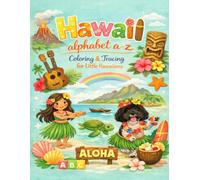 Hawaii A to Z Tracing and Coloring Book