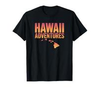 Hawaii Adventure Colorful Tropical Island Viaggio Maglietta