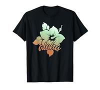 Hawaii Aloha State-of Mind Retro Floreale Estate Tropicale Maglietta