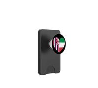 Hawaii and Italy Flags: Heart Shaped Unity PopSockets PopWallet per MagSafe