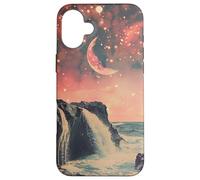 Hawaii Beach Travel Arte grafica minimalista Custodia per iPhone 16 Plus
