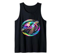 Hawaii Colorato Tie-Dye Sea Turtle Beachwear Hawaii Vibes Canotta