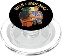 Hawaii Divertente Sarcasmo Vorrei che fossi qui Hula Dancer Lei PopSockets PopGrip per MagSafe