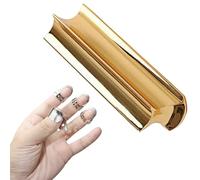 Hawaii Dobro Finger Slide - Slide per chitarra in acciaio, strumento per chitarra da, strumento per chitarra elettrica, accessorio musicale per musicisti professionisti rock blues