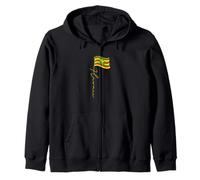 Hawaii Kanaka Maoli Signature Pole - Bandiera hawaiana Felpa con Cappuccio