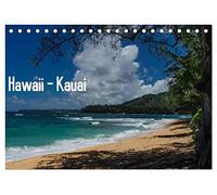 Hawaii - Kauai (Tischkalender 2026 DIN A5 quer), CALVENDO Monatskalender: Die Garten-Insel - Grünes Kleinod im Pazifik