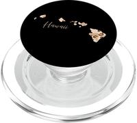 Hawaii Leopard Pattern Mappa Leo Stato delle Hawaii PopSockets PopGrip per MagSafe