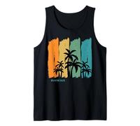 Hawaii Palme Regalo Isola Tropicale Souvenir Mari del Sud Canotta