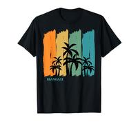 Hawaii Palme Regalo Isola Tropicale Souvenir Mari del Sud Maglietta