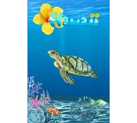 Hawaii Sea Turtle Ocean notebook / Journal - 120 Pages; Hawaiian Notebooks by: Blue Pixie Creations