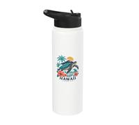Hawaii Sea Turtle Tropical Island Aloha Hawaii Stainless Steel Insulated Water Bottle